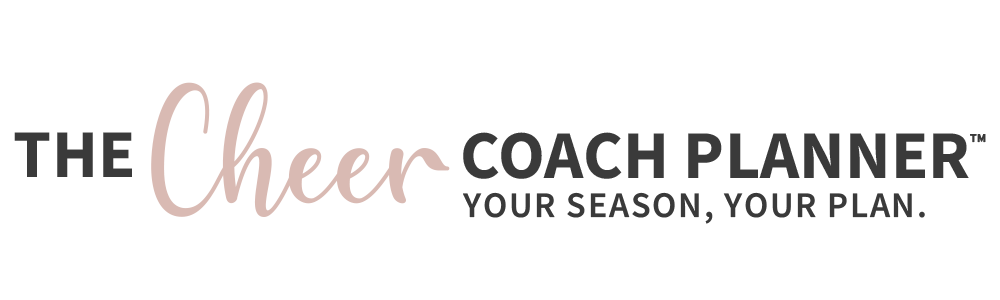 The Cheerleading Coach Planner - cheerleading coach binder, planner