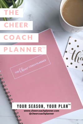 The Cheer Coach Planner - Cheerleading Coach Planner - Binder - Organization - 1 - Pinterest Graphic