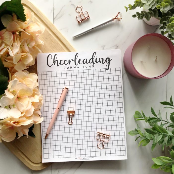 Formations Notepad - The Cheer Coach Planner - The Organized Cheer Coach - Cheer Coach Binder -- Cheer Coach Printables - The Ultimate Cheer Coach Planner - 2023