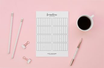 Formations - The Cheer Coach Planner - planner for cheer coach binder