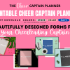 The Cheer Captain Planner - Coach Printable - Main Image