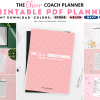 The Cheer Coach Planner - Printable PDF Planner - 2023-2024 - Cheer Coach Binder - Web Cover Image