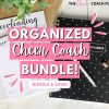 the cheer coach planner for cheer coaches binder printable organization organized cheer coach bundle
