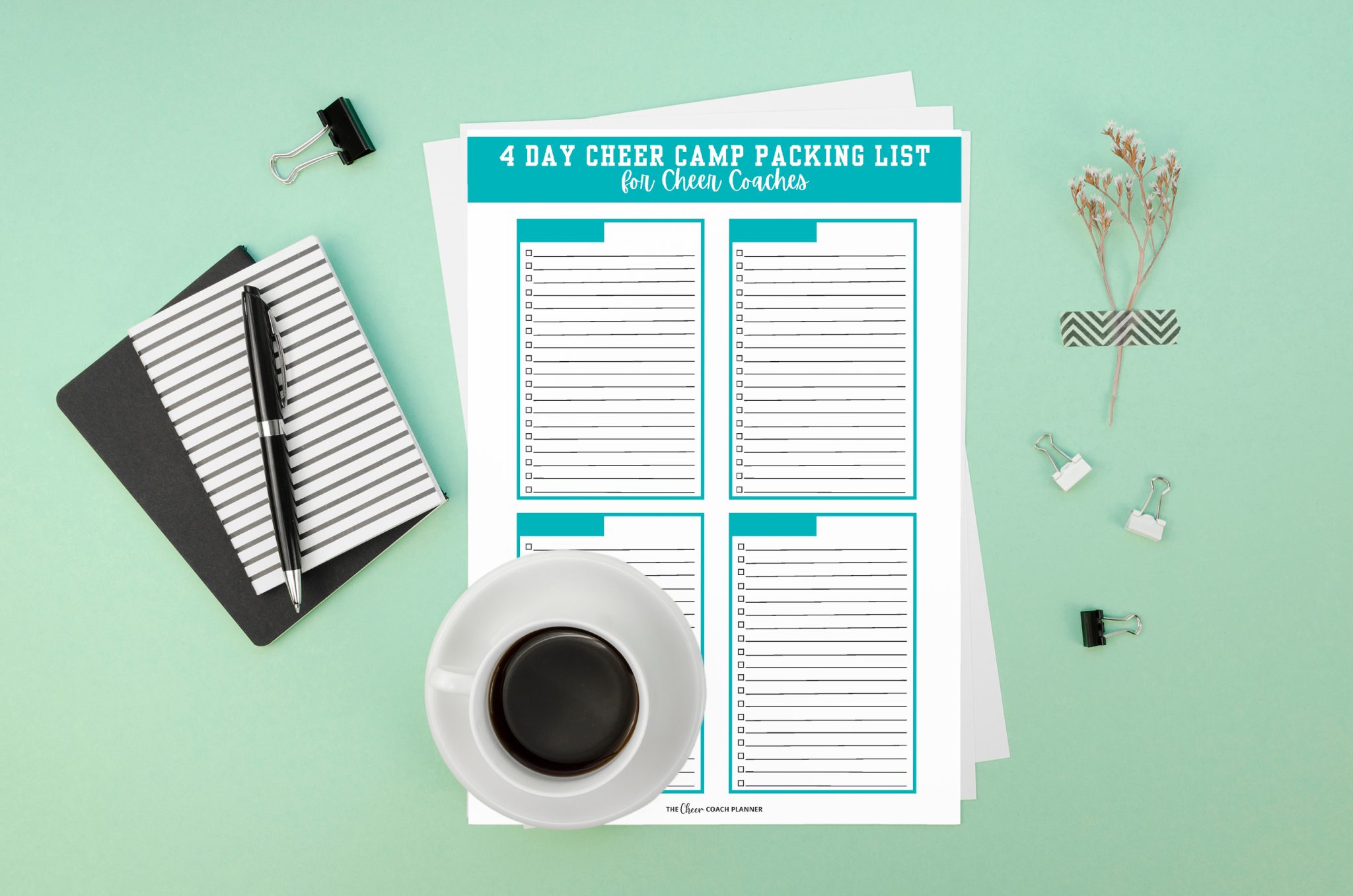 Overnight Cheerleading Camp Packing List • The Cheer Coach Planner